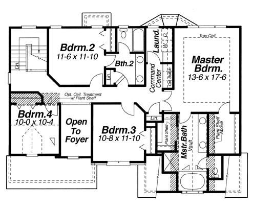 Second Floor image of Seth House Plan